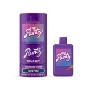Pink Runtz  (Indica Hybrid)-Cookies Delta 8 Disposable 3G