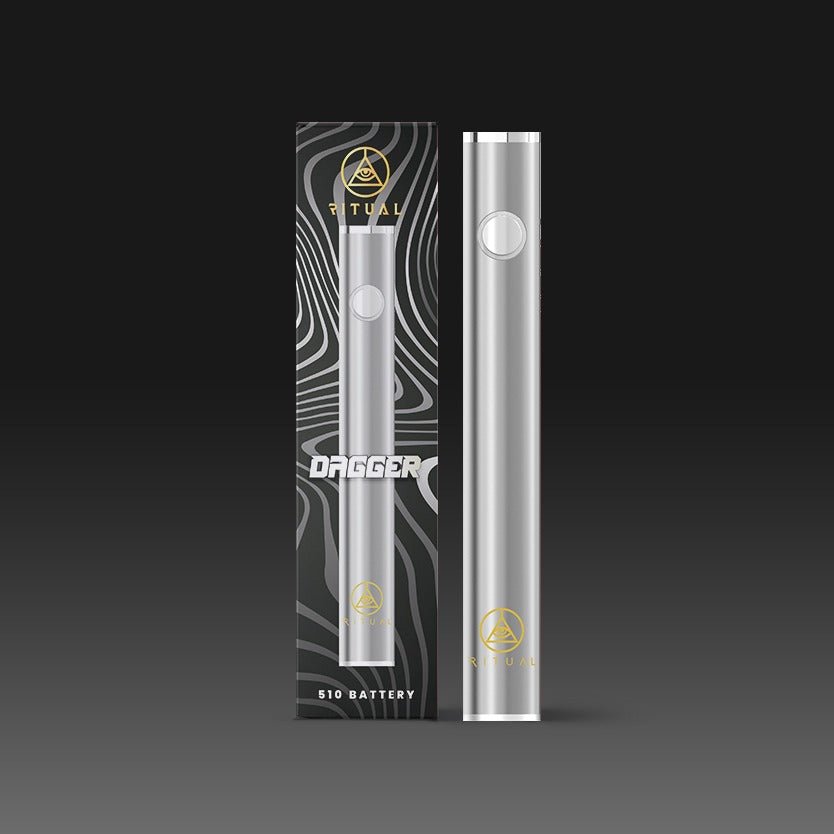 Ritual | Dagger 510 Variable Voltage Pen Battery – Silver